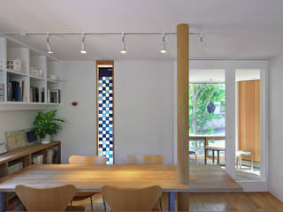 アトリエのある小さな家, かんばら設計室 かんばら設計室 Eclectic style study/office