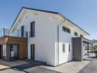 neues Musterhaus Simmern, massa haus GmbH massa haus GmbH 모던스타일 주택