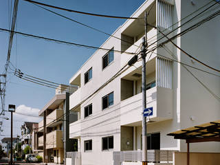 Mマンション, 中間建築設計工房/NAKAMA ATELIER 中間建築設計工房/NAKAMA ATELIER Modern houses