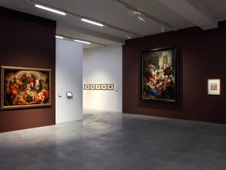 Ausstellungsgestaltung für "Michiel Coxcie - de Vlaamse Rafael", Museum M - Leuven, 2014, karsten weber studio karsten weber studio Espacios comerciales