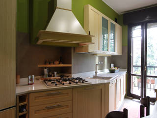 CUCINA IN BAMBÙ NATURALE, Effegieffe s.n.c. Effegieffe s.n.c. Modern kitchen