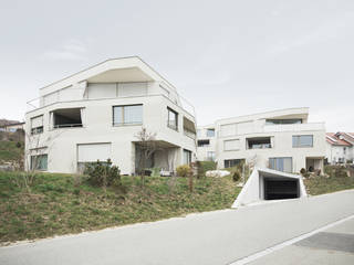 SAS . Neubau Drei Appartementhäuser . Stetten . SH, idArchitekt.innen SIA AG idArchitekt.innen SIA AG Modern houses