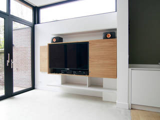 Home-entertainment kast, OD-V OD-V Salas de estilo minimalista