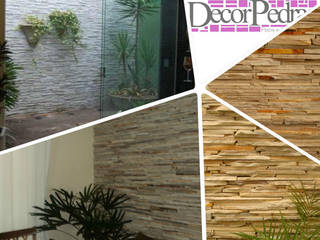 DECOR PEDRAS PISOS E REVESTIMENTOSが手掛けた素朴な, ラスティック