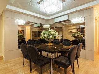 A simplicidade do moderno aliado a elegância do clássico, msaviarquitetura msaviarquitetura Modern dining room Dressers & sideboards