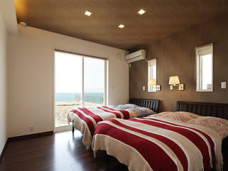 プロバンス風住宅, 有限会社タクト設計事務所 有限会社タクト設計事務所 Asian style bedroom