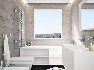 Bathroom, olivia Sciuto olivia Sciuto Kamar Mandi Modern