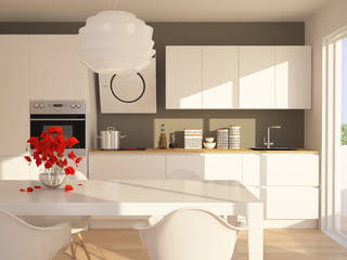 Kitchen, olivia Sciuto olivia Sciuto 現代廚房設計點子、靈感&圖片