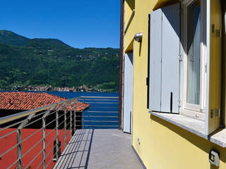 "Buongiorno" con vista Lago, Valtorta srl Valtorta srl Modern balcony, veranda & terrace