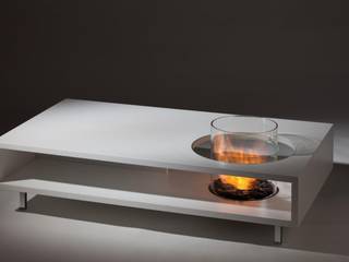 Designer Indoor and Outdoor Biofuel Fires, Urban Icon Urban Icon Modern living room