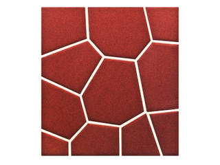 Voronoi Acoustic Panels, Studio Lulo Studio Lulo Modern living room