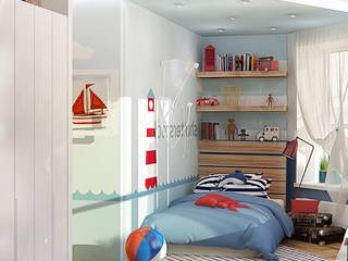 Детская комната для мальчика, Мозжерина Марина Мозжерина Марина Eclectic style nursery/kids room