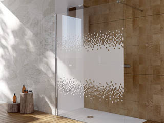 Virtual set Box doccia, studioviro studioviro Modern bathroom