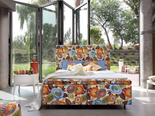 Colourful dreams -Duke Flower Power Bed, Swarzędz Home Swarzędz Home Chambre scandinave