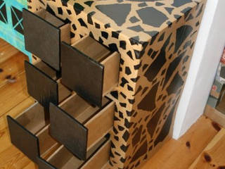 commode basse en carton, K'art on design K'art on design Case eclettiche