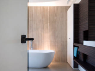 Private House, Dauby Dauby Modern bathroom