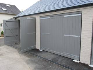 Swing Electric Garage Doors, Portcullis Electric Gates Portcullis Electric Gates Moderne garage