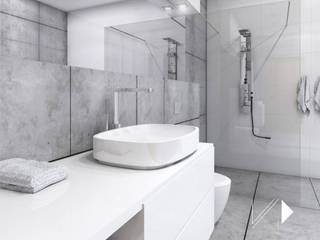 Dom w Krakowie , Architekt wnętrz Klaudia Pniak Architekt wnętrz Klaudia Pniak Moderne Badezimmer
