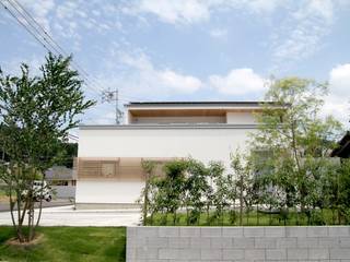 名古路建築モデルハウス, ＬＩＶＩＮＧ ＤＥＳＩＧＮ ＬＩＶＩＮＧ ＤＥＳＩＧＮ モダンな庭
