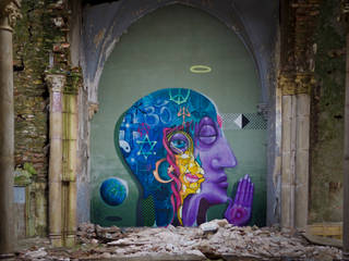 Street Art - Master Peace, Bombye Kreation Bombye Kreation Eclectic walls & floors