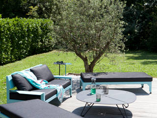 Mobilier outdoor, Vue Jardin Vue Jardin モダンな庭 鉄/鋼