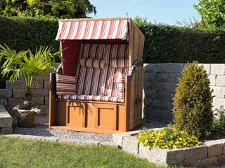 Mauersteine Terra, Rimini Baustoffe GmbH Rimini Baustoffe GmbH 地中海風 庭 灰色
