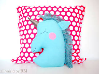 Cojín unicornio, Mundo Raquel Mundo Raquel Nursery/kid’s room کپاس Red