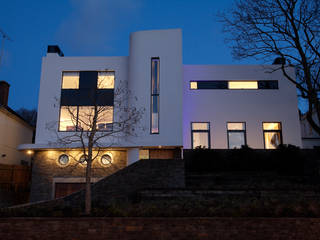 Wimbledon residence, Inverse Lighting Design ltd. Inverse Lighting Design ltd. Modern houses