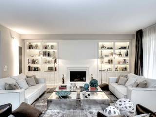 "White Without Time", Ernesto Fusco Interior Designer Ernesto Fusco Interior Designer Salas de estar modernas Madeira Branco