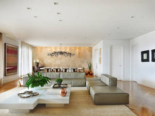 Aclimação/SP, Thaisa Camargo Arquitetura e Interiores Thaisa Camargo Arquitetura e Interiores Modern Living Room