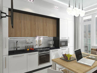 Квартира в элитном жилом комплексе "Парус", Design Rules Design Rules Kitchen