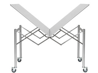 Scheren-Tisch, Thut Möbel AG Thut Möbel AG Salle à manger moderne Aluminium/Zinc