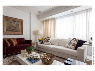 Apartamento Graça - Salvador/Ba, Cristiane Pepe Arquitetura Cristiane Pepe Arquitetura Classic style living room