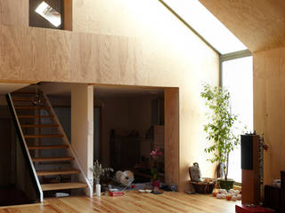 J'habite à Drancy, extension d'une maison , Atelier d'Architectures Fabien Gantois Atelier d'Architectures Fabien Gantois Living room