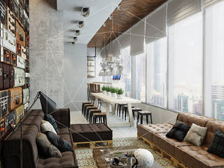 homify Industrial style living room