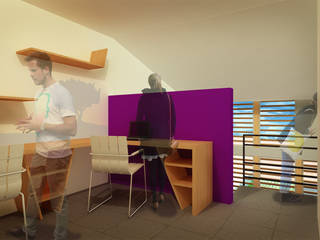 CASA TAR, ODRACIR ODRACIR Modern Study Room and Home Office