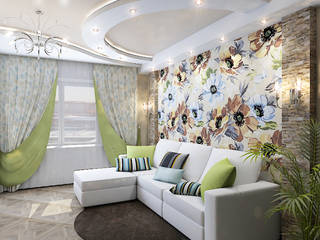 Трехкомнатная квартира, Design Rules Design Rules Eclectic style living room