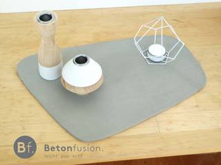 Beton-Ablage 'DOPER', Betonfusion. Betonfusion. Minimalist living room
