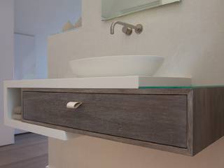 Bad Concept,Stylisch, Ulrich holz -Baddesign Ulrich holz -Baddesign Minimalistische Badezimmer Glas Beige