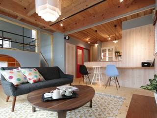 K's HOUSE dwarf 北欧デザインの リビング テーブル,家具,財産,植物,ソファー,快適,木,点灯,インテリア・デザイン,観葉植物