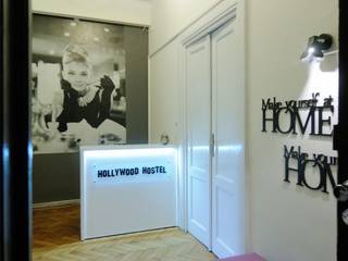 Hollywood Hostel, ARTEMA PRACOWANIA ARCHITEKTURY WNĘTRZ ARTEMA PRACOWANIA ARCHITEKTURY WNĘTRZ Gewerbeflächen