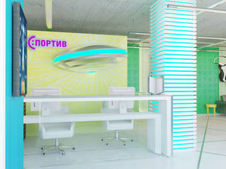 Sportiv GYM, Shtantke Interior Design Shtantke Interior Design Espacios comerciales