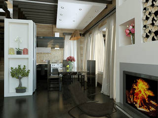 Private House, Shtantke Interior Design Shtantke Interior Design 클래식스타일 거실