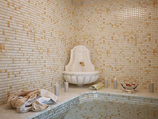 Grand Villa, Shtantke Interior Design Shtantke Interior Design Spa Klasik