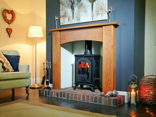 Portway One Fiveways Fires & Stoves Modern Living Room Fireplaces & accessories