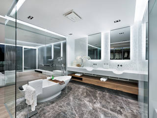 Magazine editorial - House in Sai Kung by Millimeter Millimeter Interior Design Limited Modern bathroom