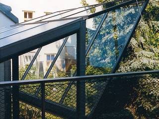 glashaus - wintergarten, allmermacke allmermacke Industrial style conservatory Glass