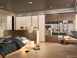 Bedroom, Дмитрий Каючкин Дмитрий Каючкин Kamar Tidur Modern