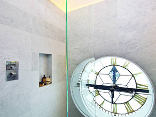 Trafalgar One, Canadian Pacific Building, London, Moreno Masey Moreno Masey Modern Bathroom