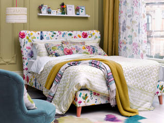 Upholstered Bed Frames, Button & Sprung Button & Sprung BedroomBeds & headboards Multicolored